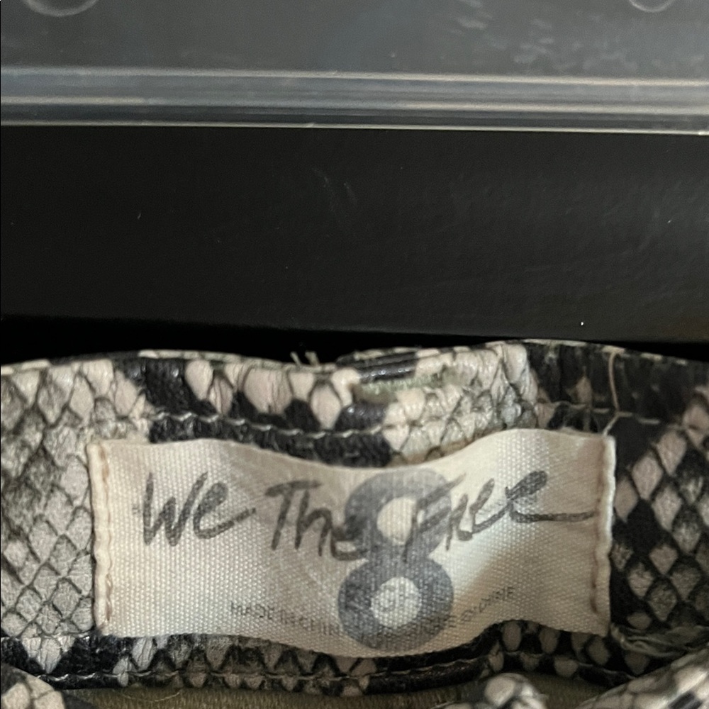 Free People We The Free Snake Print Pencil Skirt - Picture 2 of 5